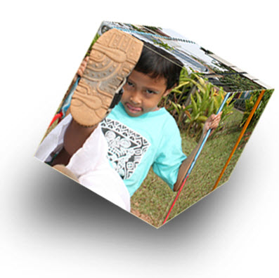 photo in a box